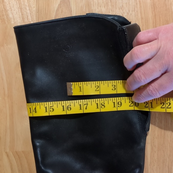 Blondo Canada Black Leather Waterproof Riding Boots Side Zip Size 9 Wide… - Picture 14 of 15